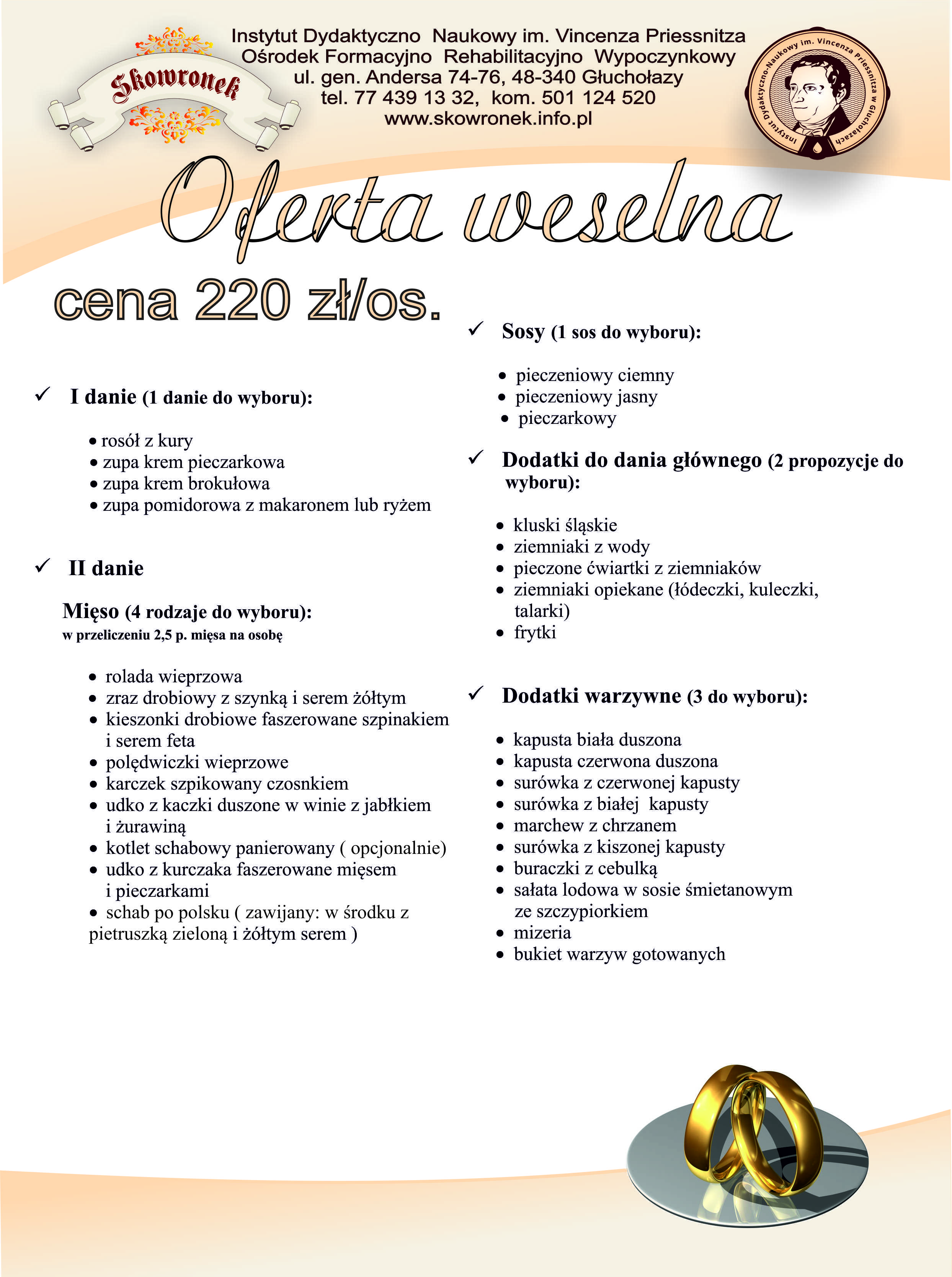 oferta weselna 2021 wariant I