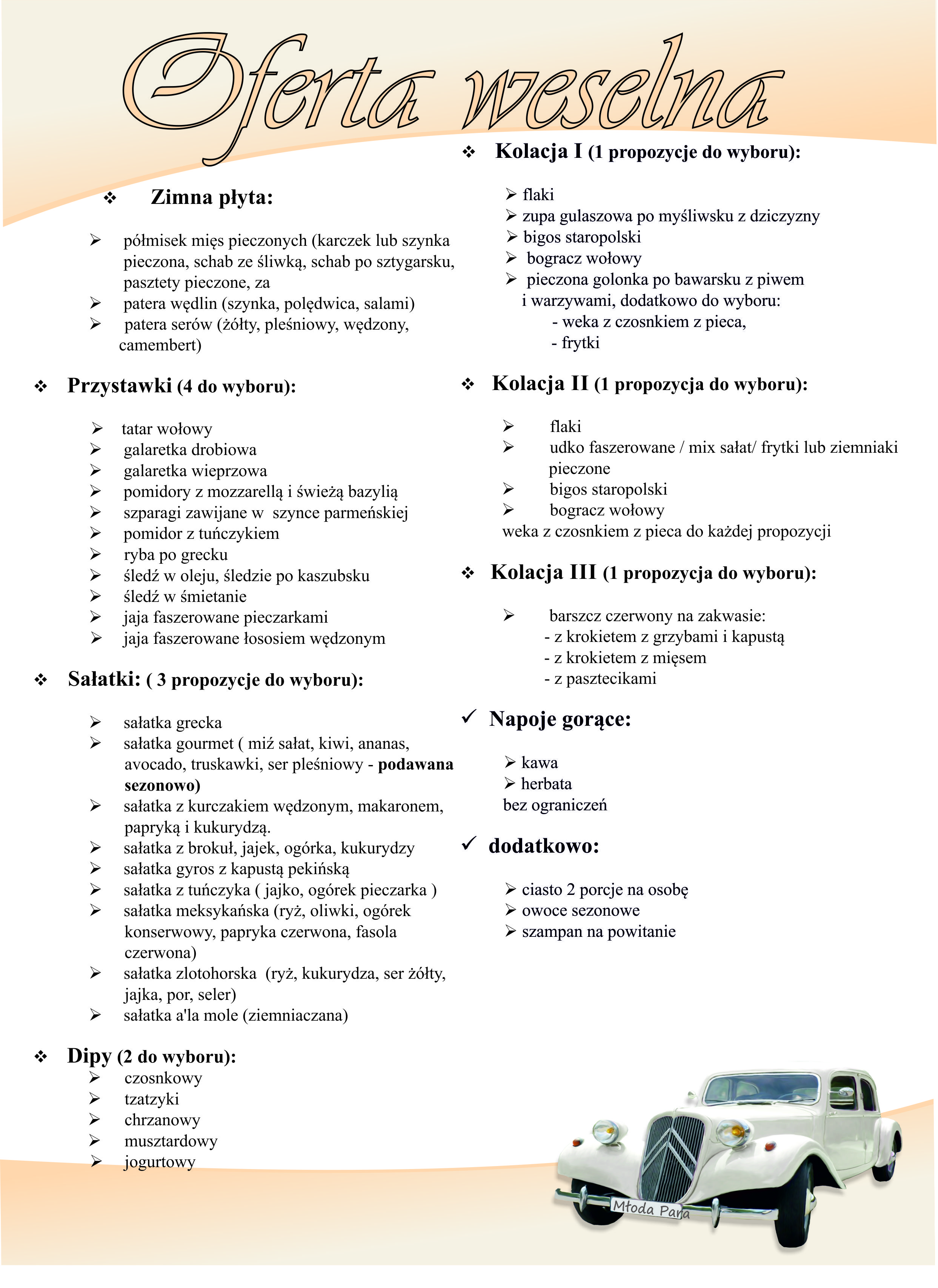 Oferta weselna wariant I str 2